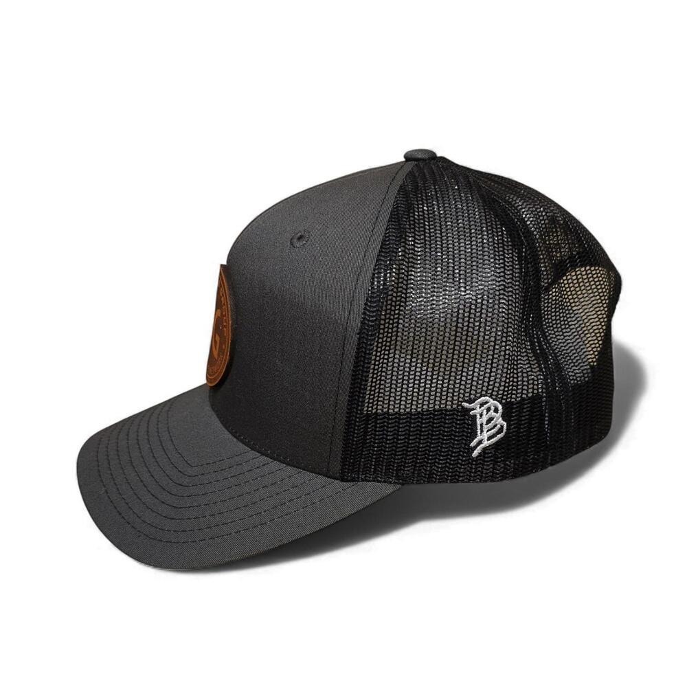 DG The Dirks Group Beyond The Network Trucker Hat Men Charcoal Mesh Cap - Picture 3 of 4